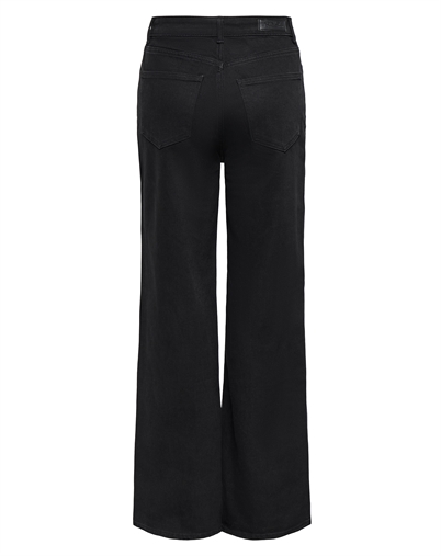 Only -  Juicy Wide Denim Jeans - Black